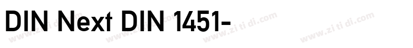 DIN Next DIN 1451字体转换 DIN Next DIN 1451字体转换